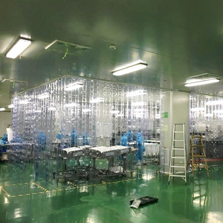 PVC防靜電折疊門簾