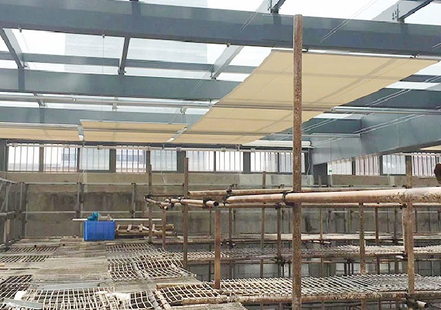 電動(dòng)天棚簾安裝案例