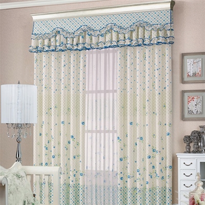 布藝窗簾BM26051-2藍