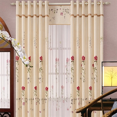 布藝窗簾BM26068-2黃