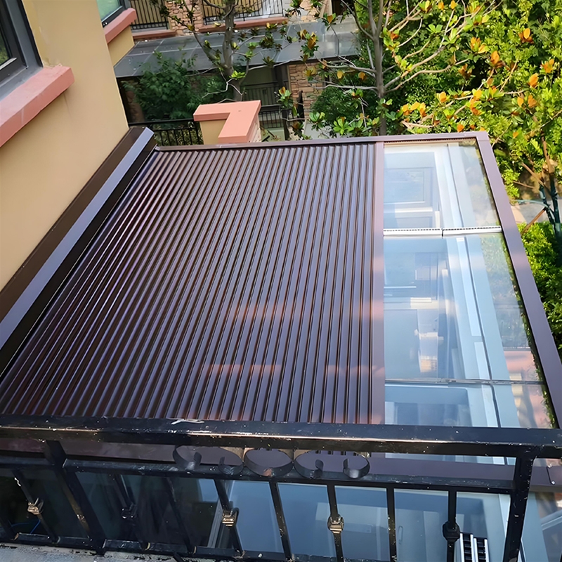 外遮陽鋁合金天幕制作